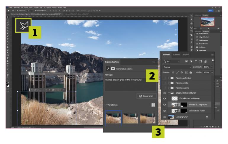 Hauptfoto in Photoshop öffnen und Bearbeitung starten.