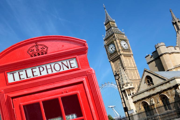 Rote Telefonzellen werden direkt mit London in Verbindung gebracht.