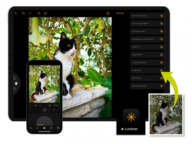 Luminar Mobile steht Ihnen jetzt auch auf dem iPhone zur Verfügung.