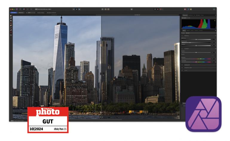 Serif Affinity Photo 2.5 Testergebnis