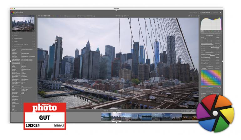 Darktable 4.8 Testergebnis