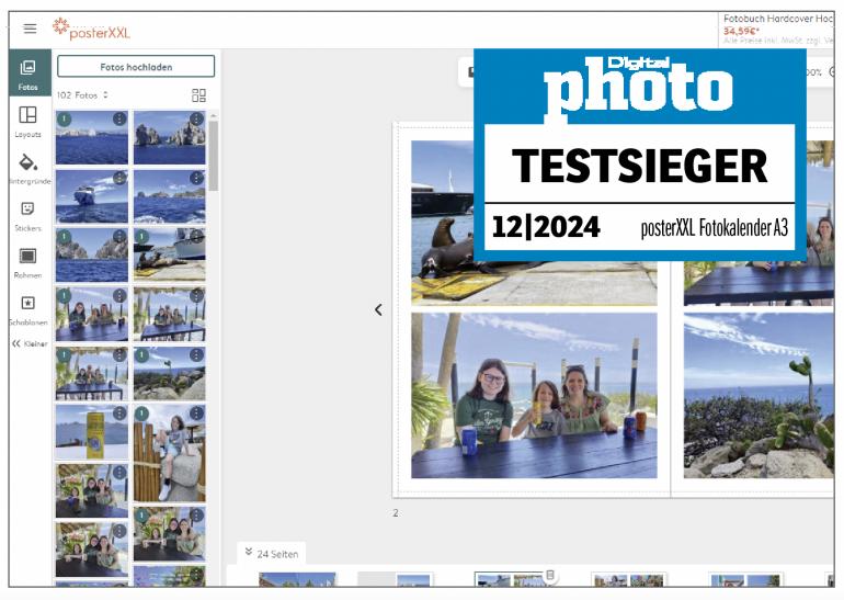 PosterXXL Fotokalender Testergebnis