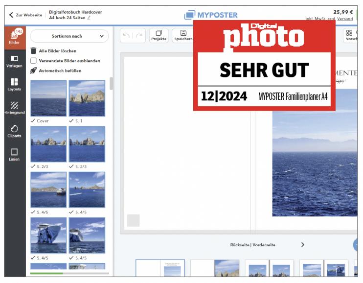 Myposter Fotokalender Testergebnis