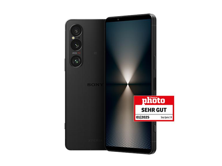 Sony Xperia 1 VI mit Testlogo