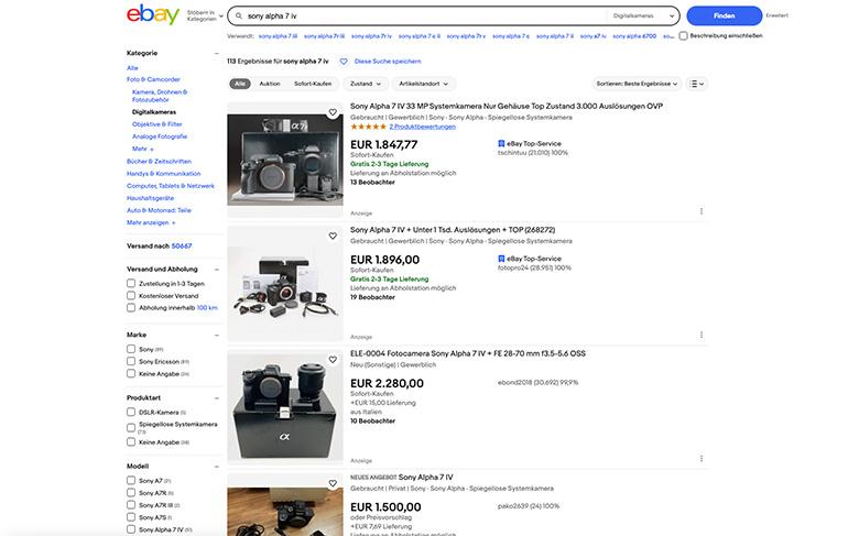 Ebay ist eine der wichtigsten E-Commerce-Plattformen in Deutschland.