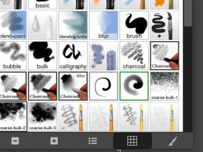 Überraschend vielseitig und richtig gut: die MyPaint-Malpinsel in Gimp.