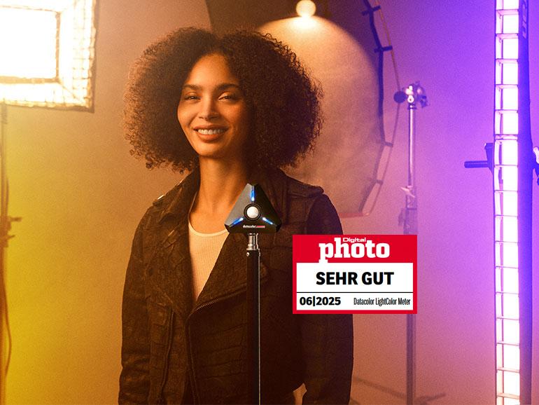 Mit dem Datacolor LightColor Meter gehört das Rätselraten bei den Belichtungseinstellungen Ihrer Kamera der Vergangenheit an.