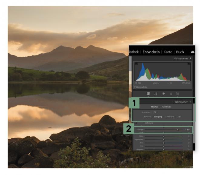 Farbkorrektur mit dem HSL-Bedienfeld in Lightroom Classic erklärt (8 Schritte)