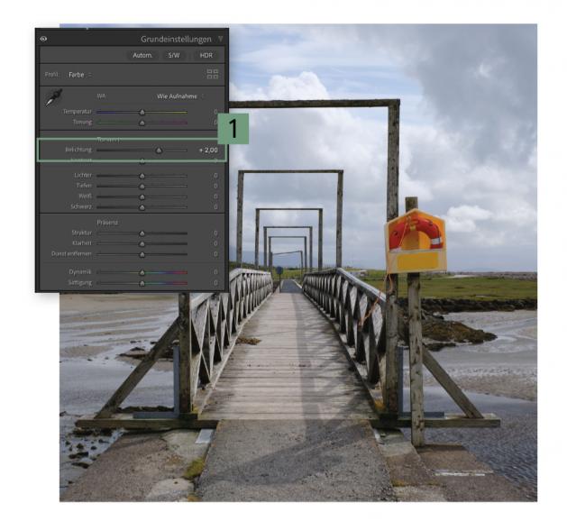 Belichtung und Kontrast in Lightroom Classic anpassen: So retten Sie Ihr Foto!