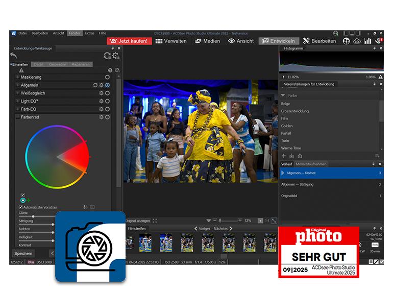 ACDsee Photo Studio Ultimate 2025 Testergebnis