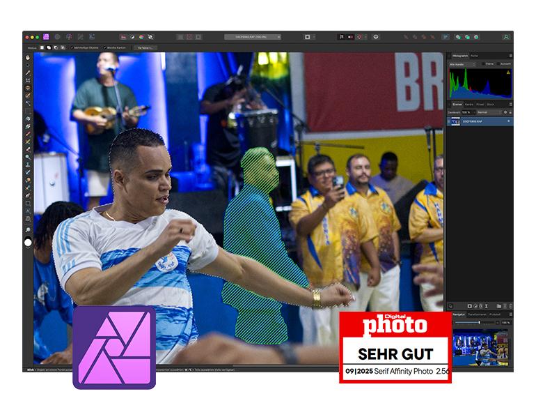 Affinity Photo Testergebnis