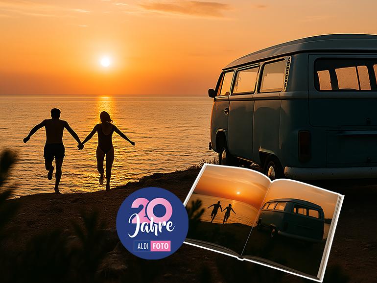 Kleiner Aufwand, große Wirkung: Urlaubsfeeling gibts beim Fotobuch gleich 2x – beim Erstellen und später beim Durchblättern.