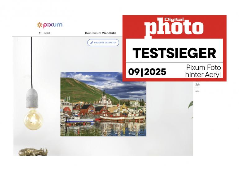 Pixum UV-Direktdruck Testergebnis