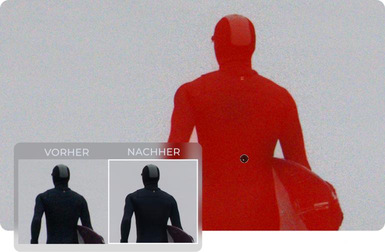 DxO AI Masks kann nahtlos mit der U Point-Technologie zusammenarbeiten – für noch präzisere lokale Anpassungen.