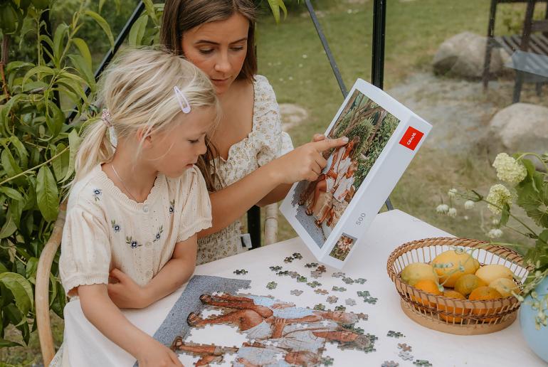 Individuelle Fotopuzzle sind für alle Altersstufen eine empfehlenswerte Geschenkidee.