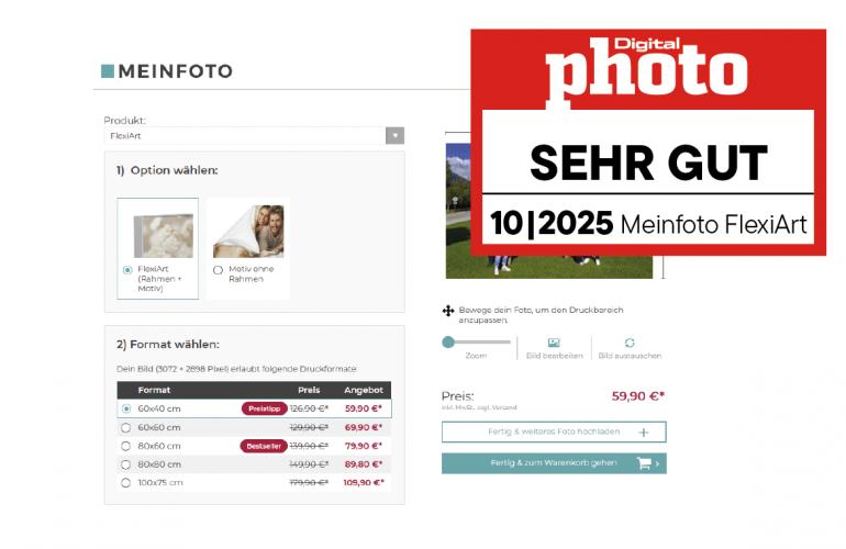 Meinfoto FlexiArts Testergebnis