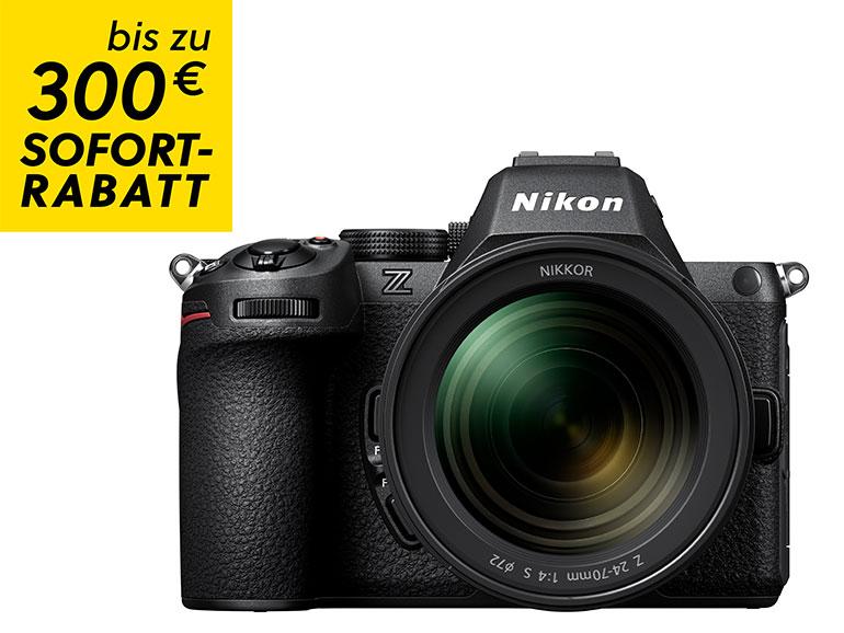 Nikon-Rabatt gibt es auch für die Z5II: 100 Euro beim Kauf des Bodys – für Kits sogar bis 300 Euro.
