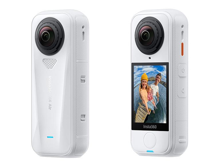 Ideal für unterwegs Die neue insta360 X4 Air überzeugt durch ihr kompaktes Design, intuitive Bedienung und 8K-360°-Technologie.