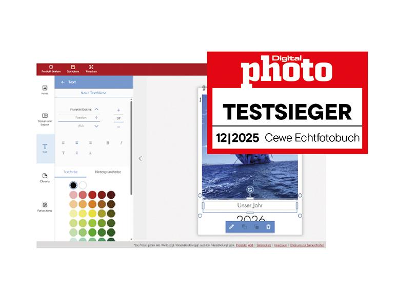 Cewe Echtfotobuch Testergebnis