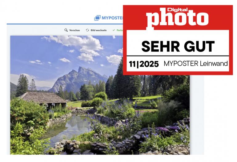 Myposter Fotoleinwand Testergebnis