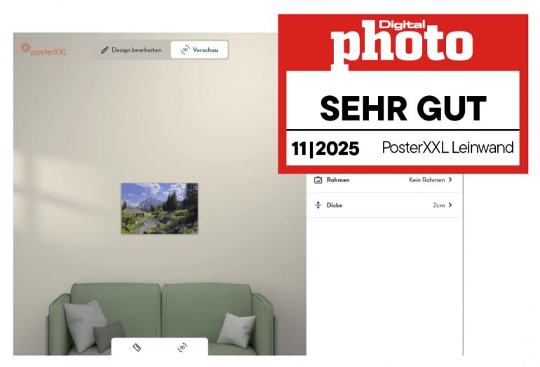 PosterXXL Fotoleinwand Testergebnis