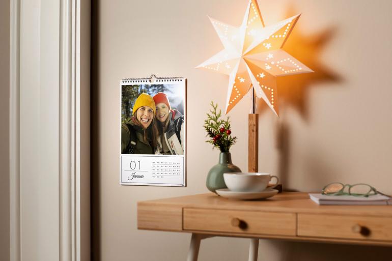 Ein Fotokalender ist nicht nur ein Hingucker, sondern gleichzeitig ein nützlicher Terminplaner.