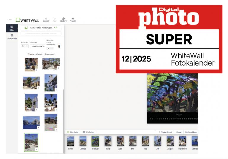 WhiteWall Digitaldruck-Kalender Testergebnis
