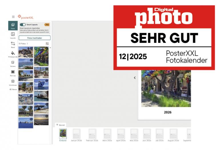 PosterXXL Digitaldruck-Kalender Testergebnis