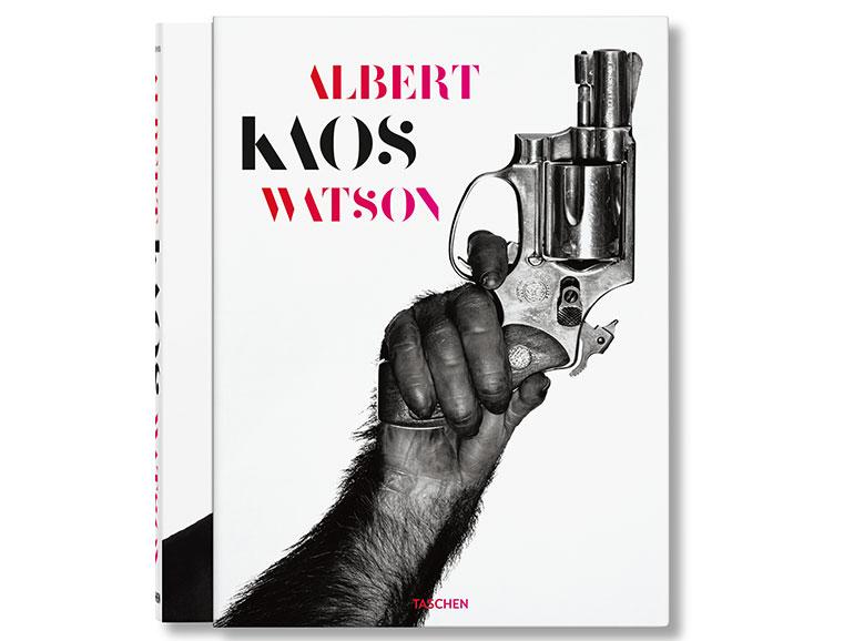 Albert Watson: Kaos – Das Cover des gleichnamigen Fotobuchs bringt die Spannung zwischen Kontrolle und Chaos auf den Punkt: ikonisch, provokant und visuell kompromisslos.