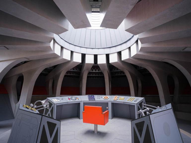 Kein abgestürztes Ufo, sondern ein Spielplatz als Ort der Wissensvermittlung – direkt neben dem Besucherzentrum „Arche Nebra“.