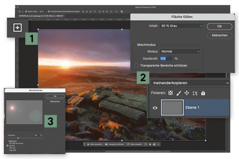 Licht in Landschaften gezielt inszenieren: 4 Schritte in Photoshop