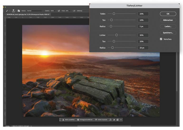 Licht in Landschaften gezielt inszenieren: 4 Schritte in Photoshop