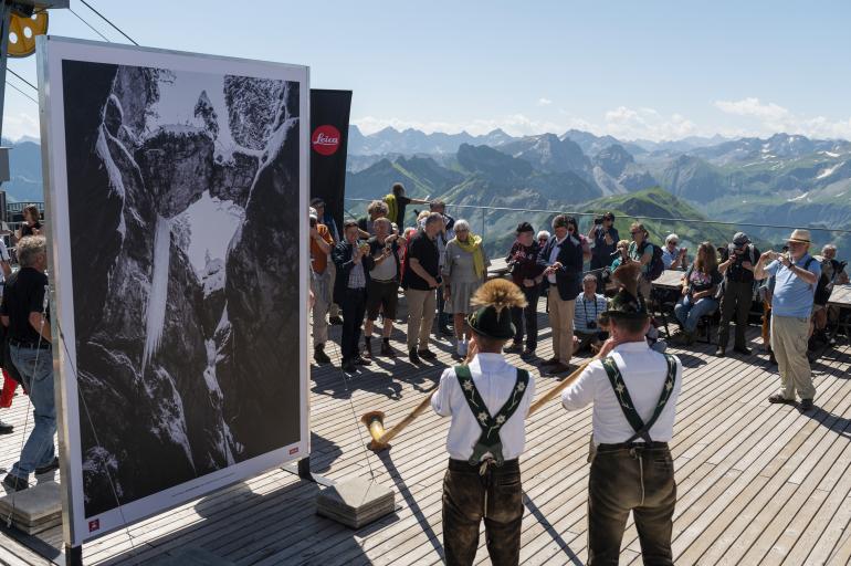 Impressionen aus 2025: Alphornbläser auf dem Nebelhorn