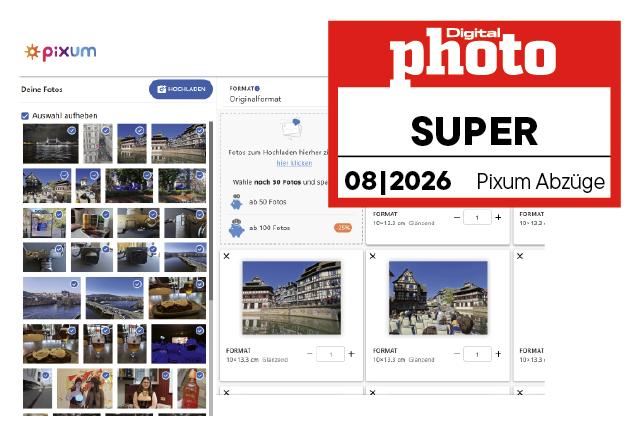 Pixum Fotoabzüge Testergebnis