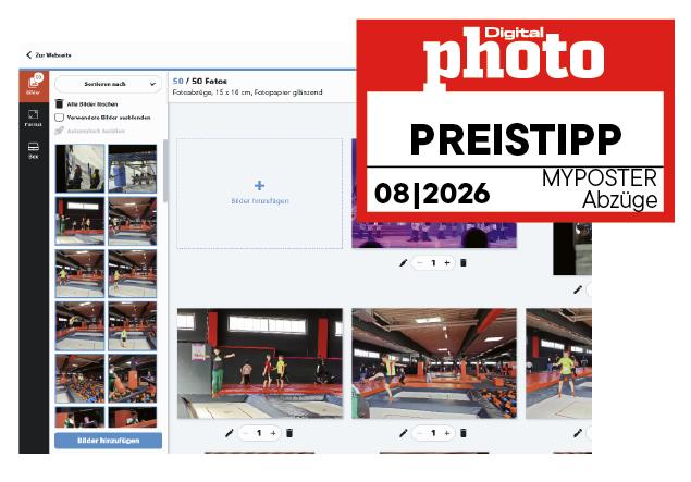 MYPOSTER Fotoabzüge Testergebnis