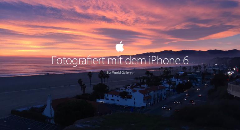 Apple hat seine Kampagne „Fotografiert mit dem iPhone 6“ nun auch auf Anzeigen in Zeitschriften und riesige Werbebanner ausgeweitet.