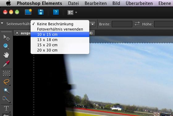 Photoshop Elements 9: Bildausschnitt & Ausrichtung