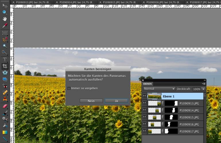 Photoshop Elements 9: Filter & Panoramen