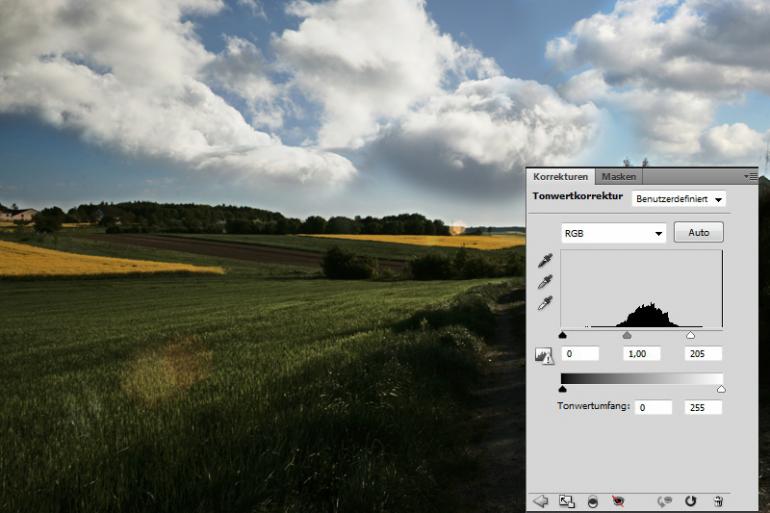 Mit Photoshop Landschaftsaufnahmen beleben