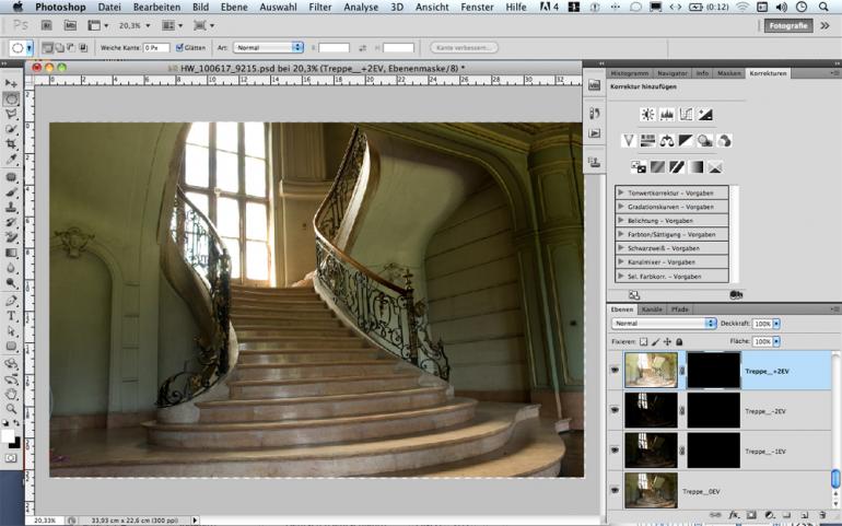 Exposure Blending in Photoshop