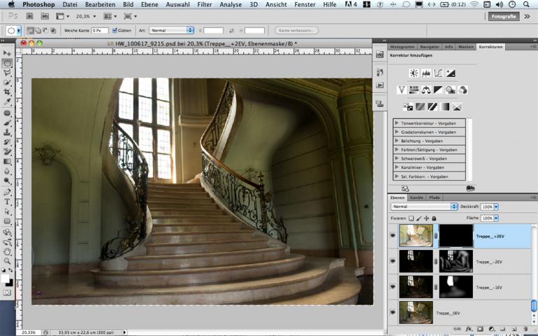 Exposure Blending in Photoshop