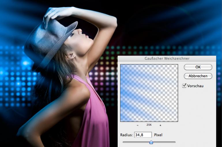 Photoshop: Dynamische Lichtschlaufen als besonderen Bildeffekt erzeugen