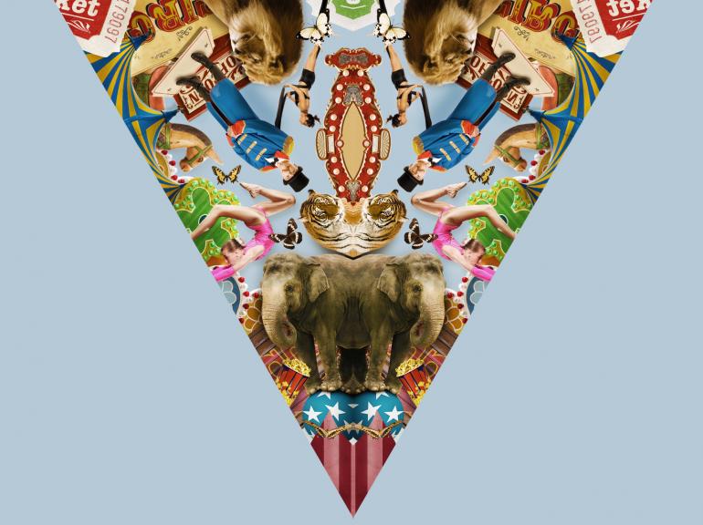 Photoshop-Montage: Kaleidoskop