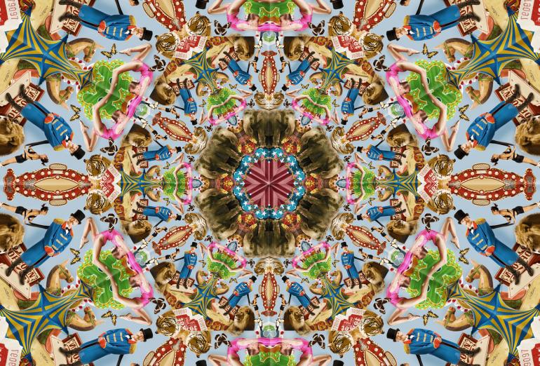 Photoshop-Montage: Kaleidoskop