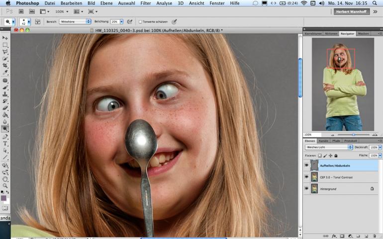 Photoshop: Humorvoller Look per Kontrastoptimierung