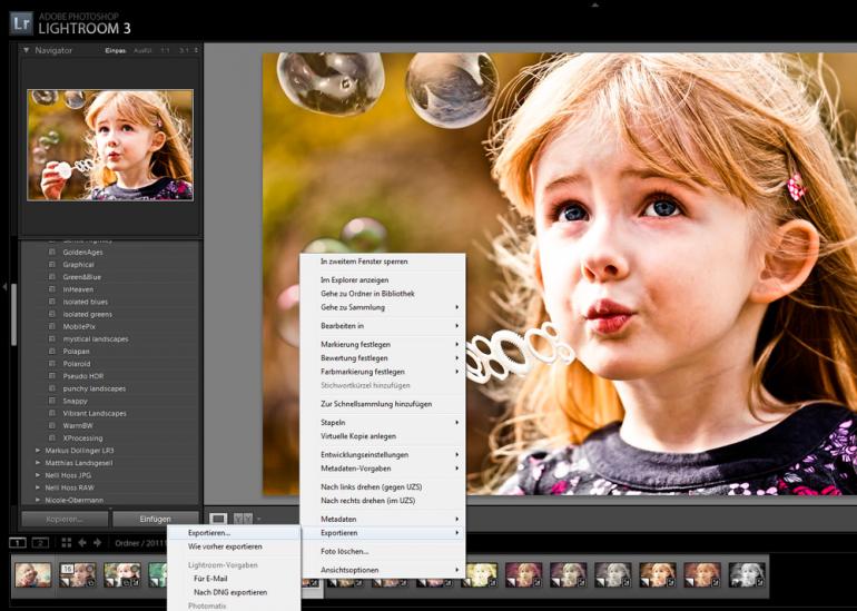 Lightroom: Kreativ mit Presets