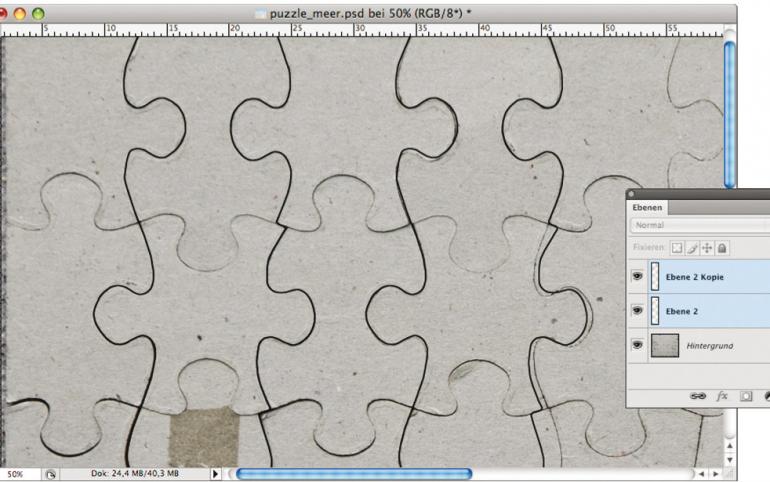 Photoshop: Vom Foto zum Puzzle