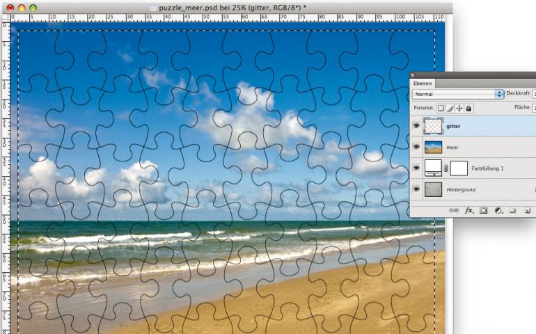 Photoshop: Vom Foto zum Puzzle