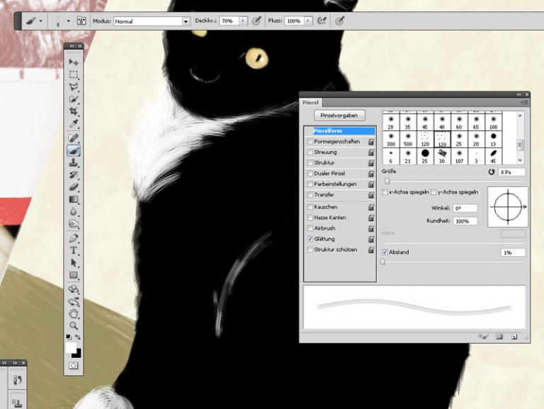 Photoshop: Pinsel selbst gestalten - Teil 2