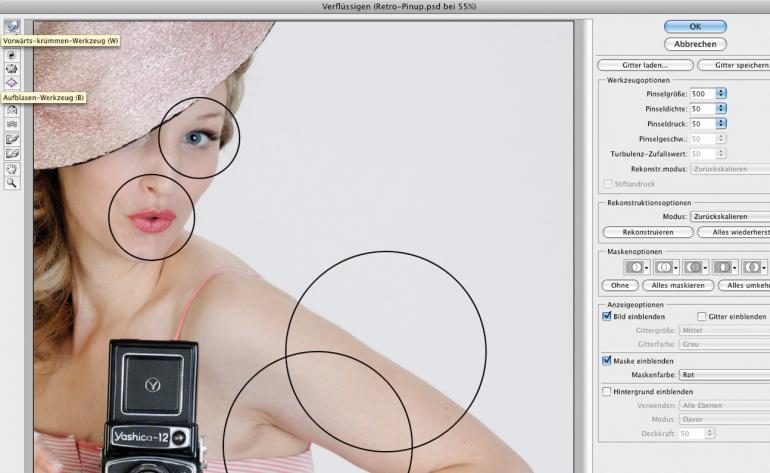 Photoshop: Pin-up in Retro-Optik